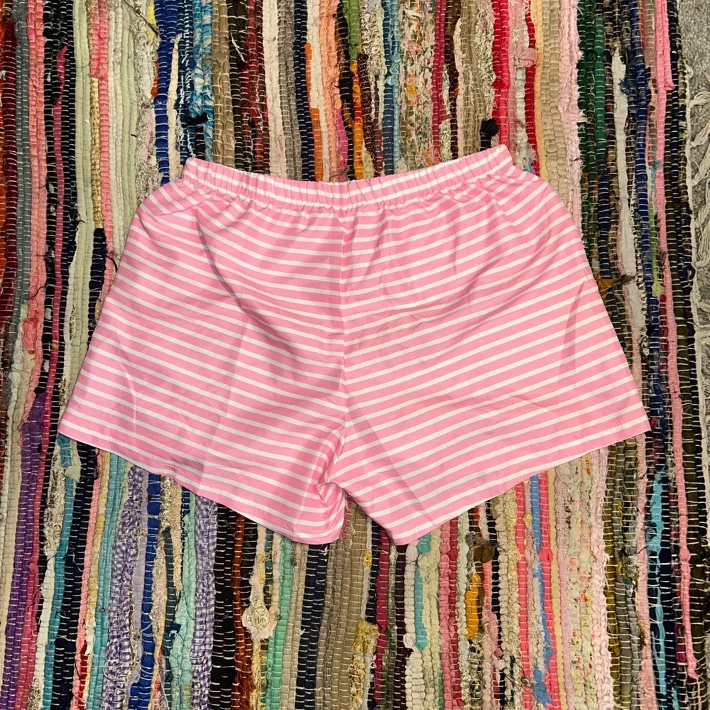 Pink and White Striped Pajama Top Sleeveless V-Neck 🩷 - Picture 3 of 4